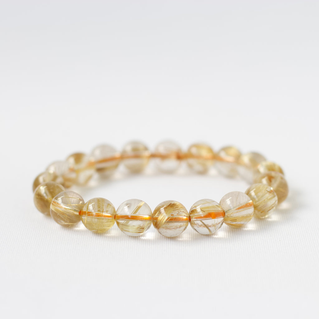 新品】極上タイチンルチルクオーツ13mm☆定価¥680,000-☆送料無料☆ 乗り気 